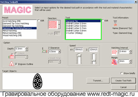 Гравировка на ювелирных изделиях на гравировально-фрезерном станке Magic 3